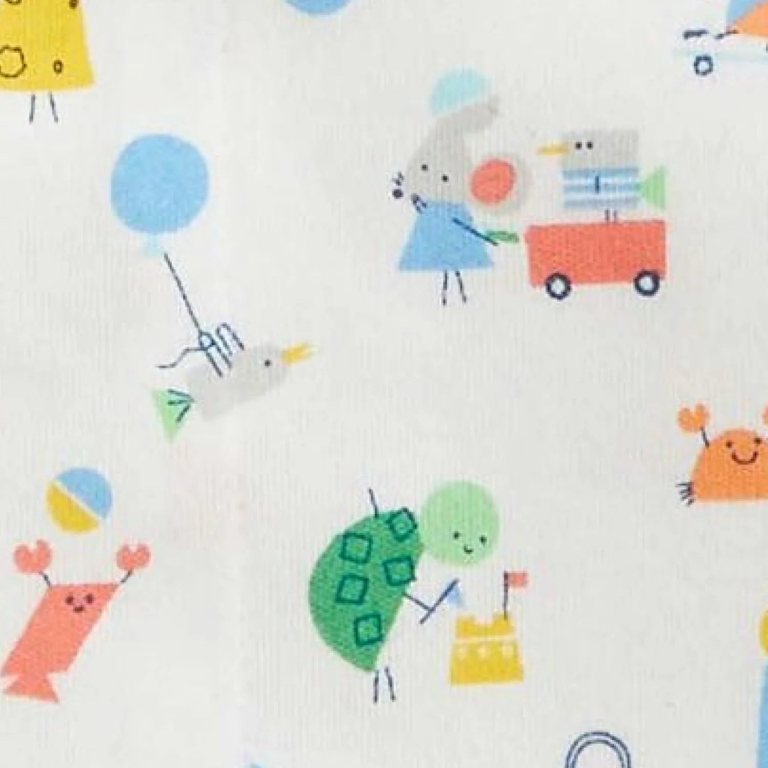 Magnetic Me Baby & Toddler SS Cotton Romper SEASIDE SAND SQUAD