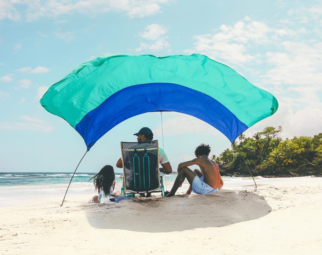 Shibumi Shade Mini With Wind Assist BLUE / TEAL