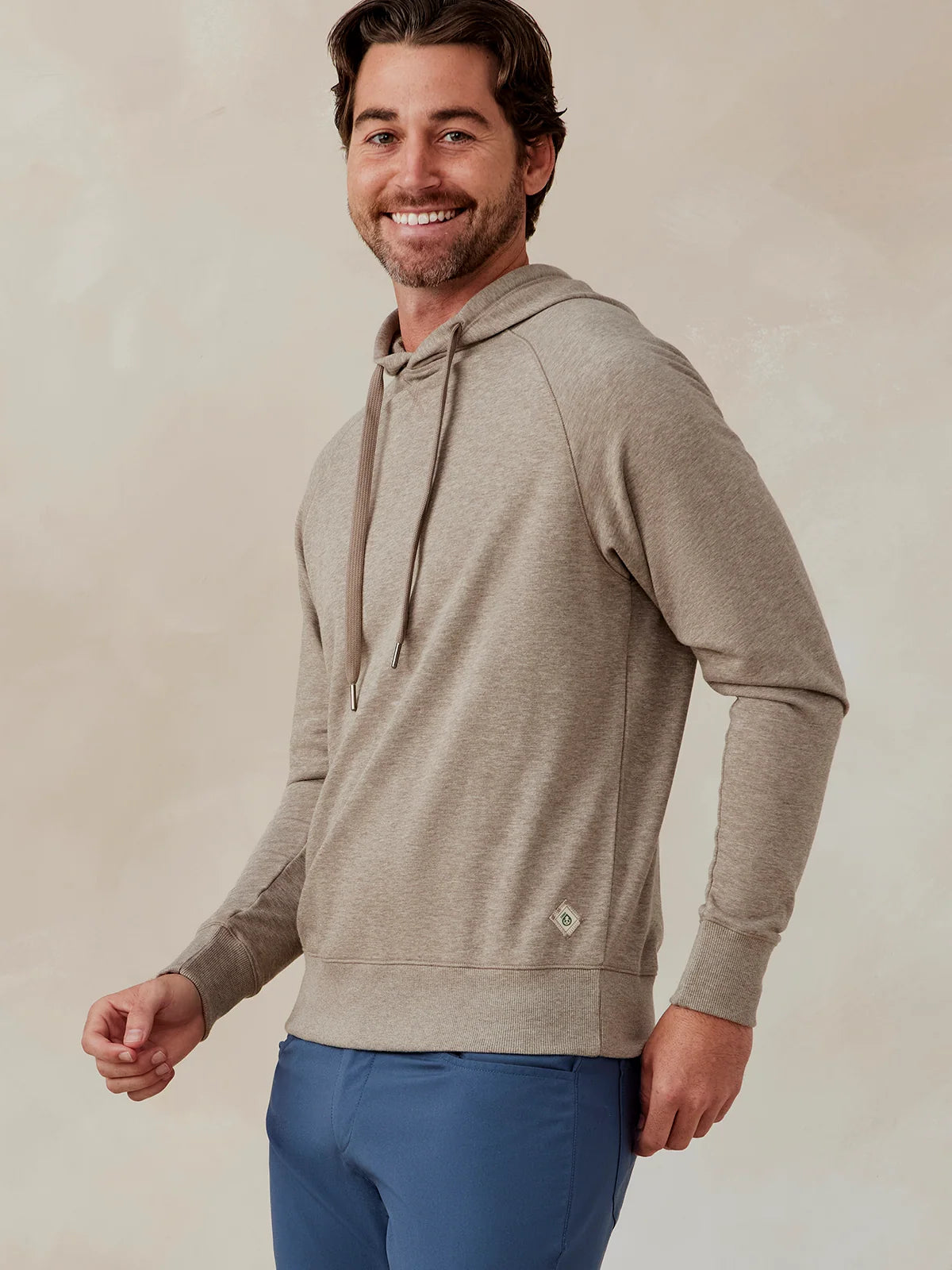 Tasc M Stadium French Terry Hoodie GRAY OAK HEATHER