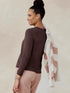 Tasc W All Day LS T-Shirt MOCHA HEATHER