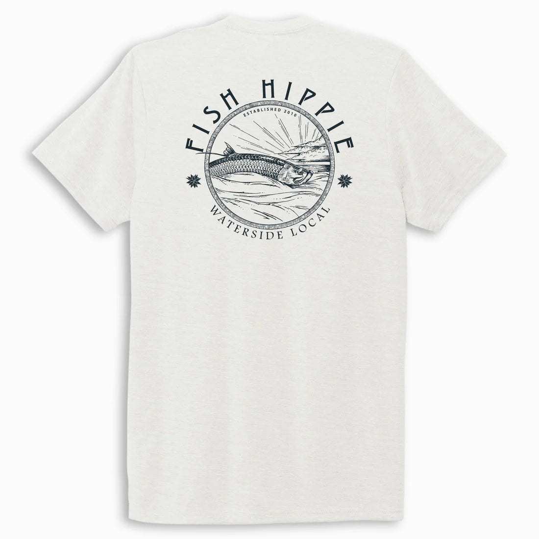 Fish Hippie M SS Silver Skies Tee COCONUT