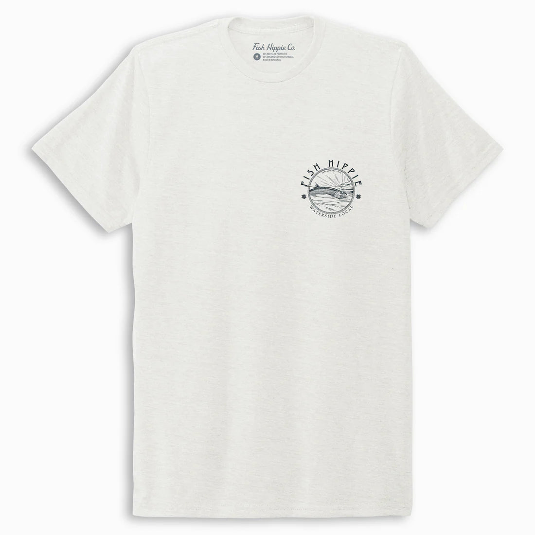 Fish Hippie M SS Silver Skies Tee COCONUT