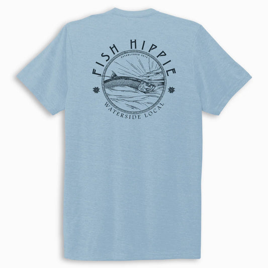 Fish Hippie M SS Silver Skies Tee SURF