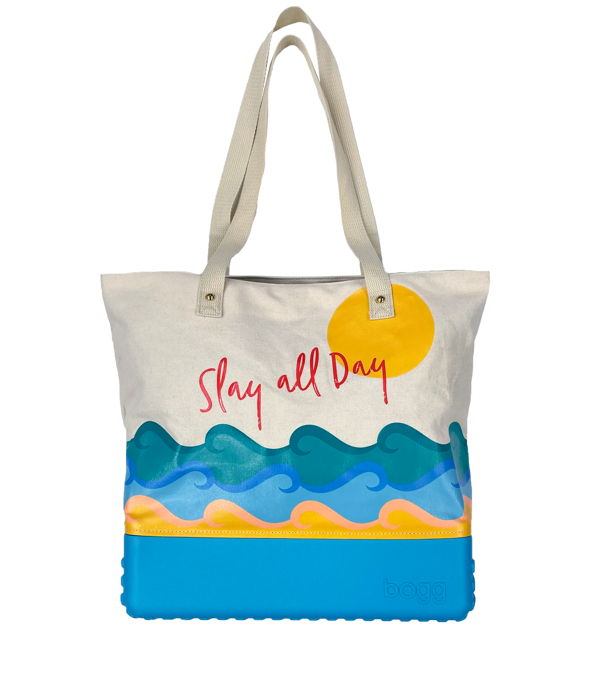 Bogg Printed Canvas Bag SLAY ALL DAY