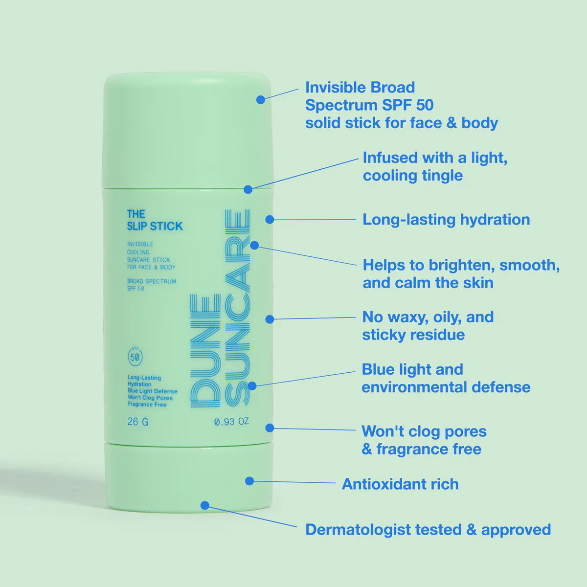 Dune Skincare The Slip Stick SPF50