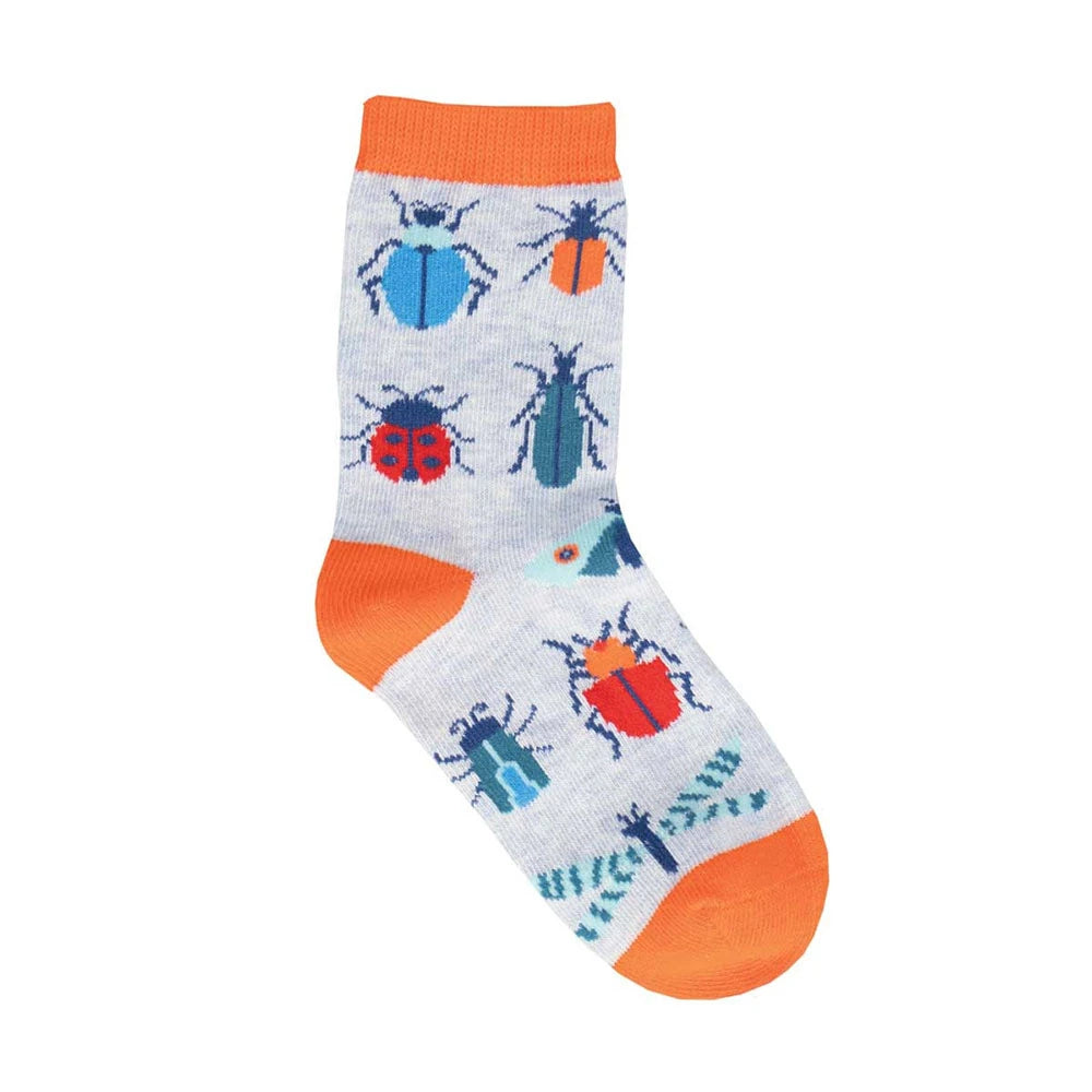 Socksmith Kids Buggin' Out BLUE HEATHER