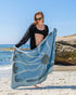 Sand Cloud Beach Towel Solstice ICE BLUE - REG