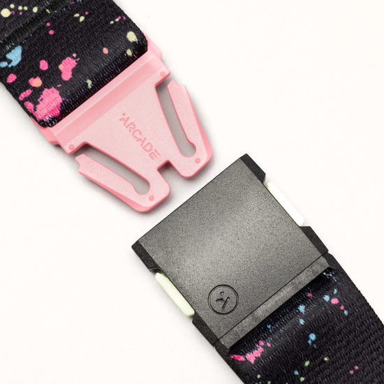 Arcade Belts Splatter BLACK / NEON