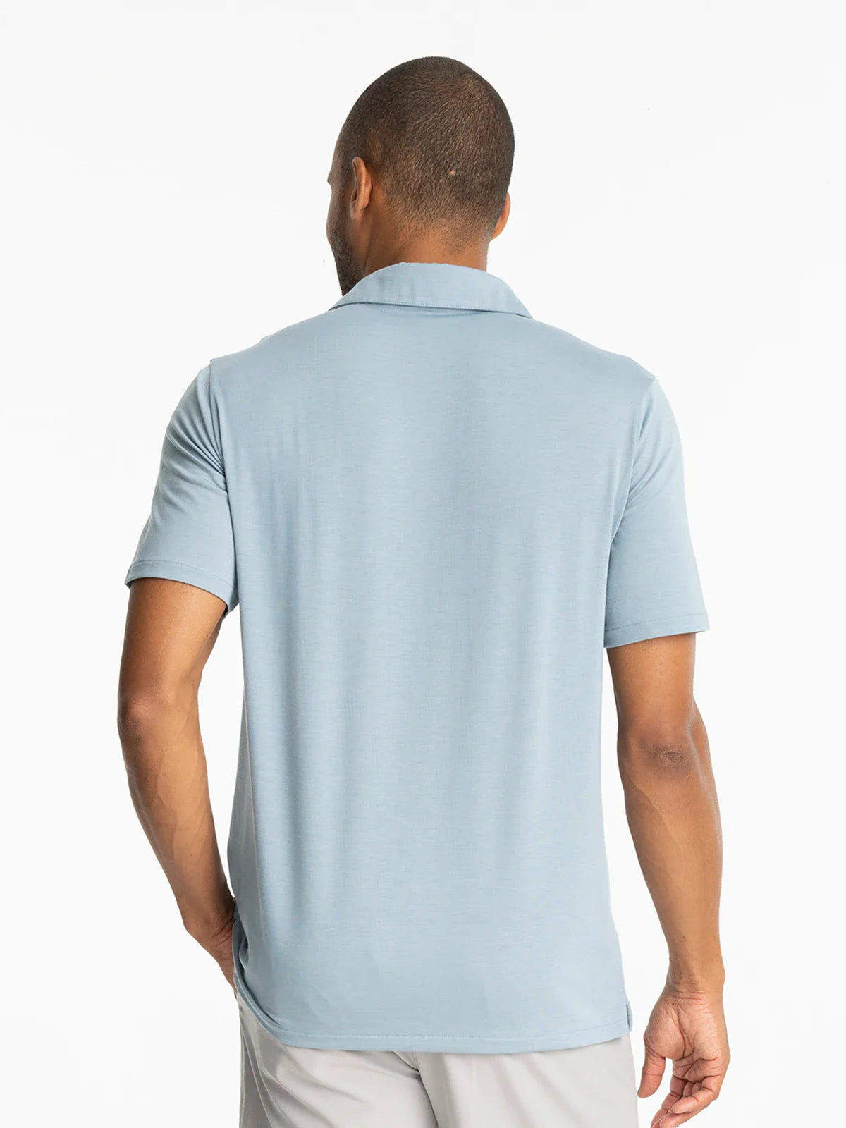 Free Fly M Elevate Polo BLUE FOG