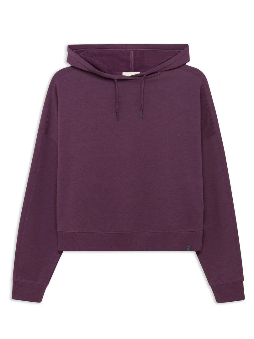 Tasc W Studio Fleece Hoodie COMET PURPLE