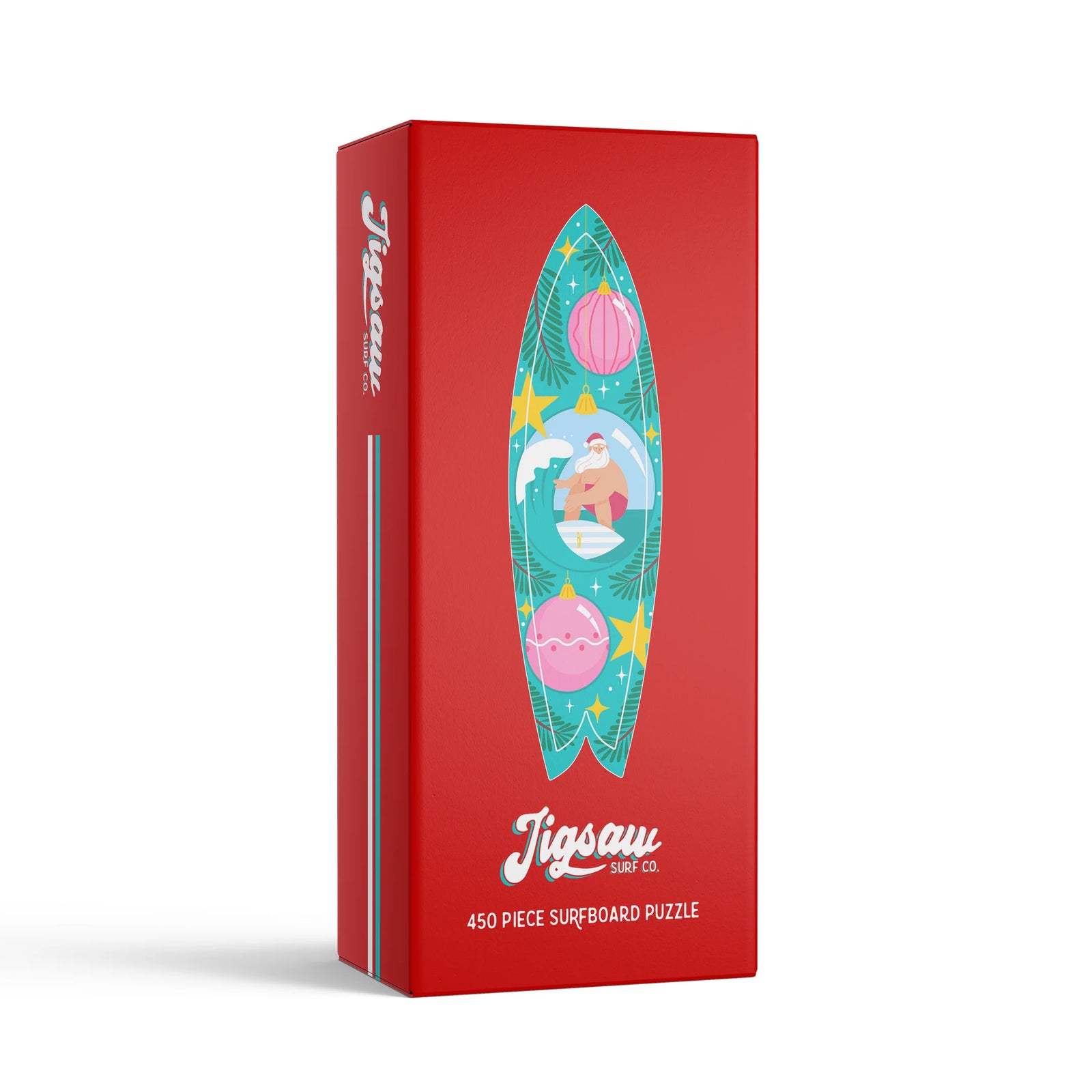 Jigsaw Surf Co. Puzzle SURFING SANTA