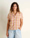 Toad & Co W SS Camp Cove Shirt GOLD PATTERN
