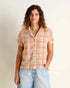 Toad & Co W SS Camp Cove Shirt GOLD PATTERN