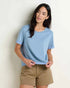 Toad & Co W SS Clara Tee WEATHERED BLUE
