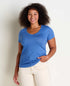 Toad & Co W SS Marley II Tee CORNFLOWER