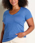 Toad & Co W SS Marley II Tee CORNFLOWER