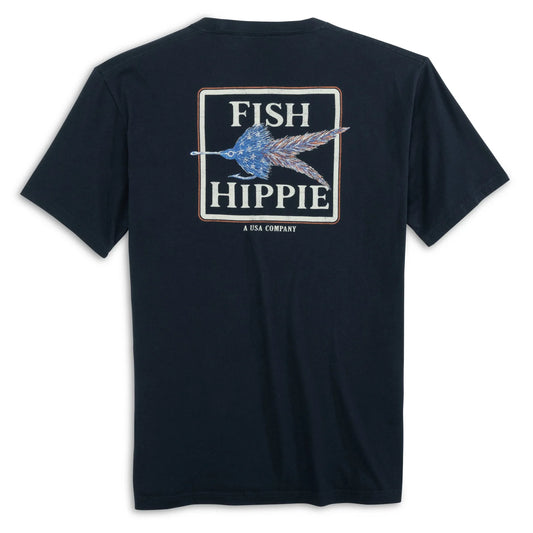 Fish Hippie M SS Tried And True Tee INDIA INK