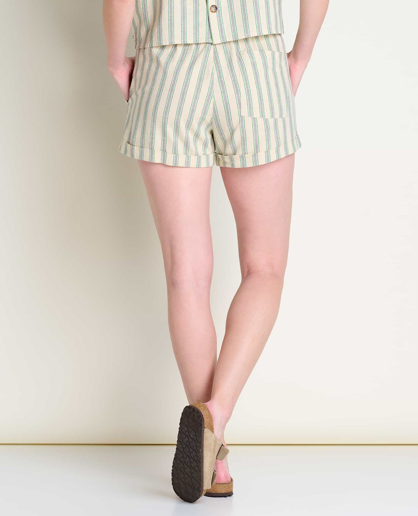 Toad & Co W Taj Hemp Short BARLEY STRIPE