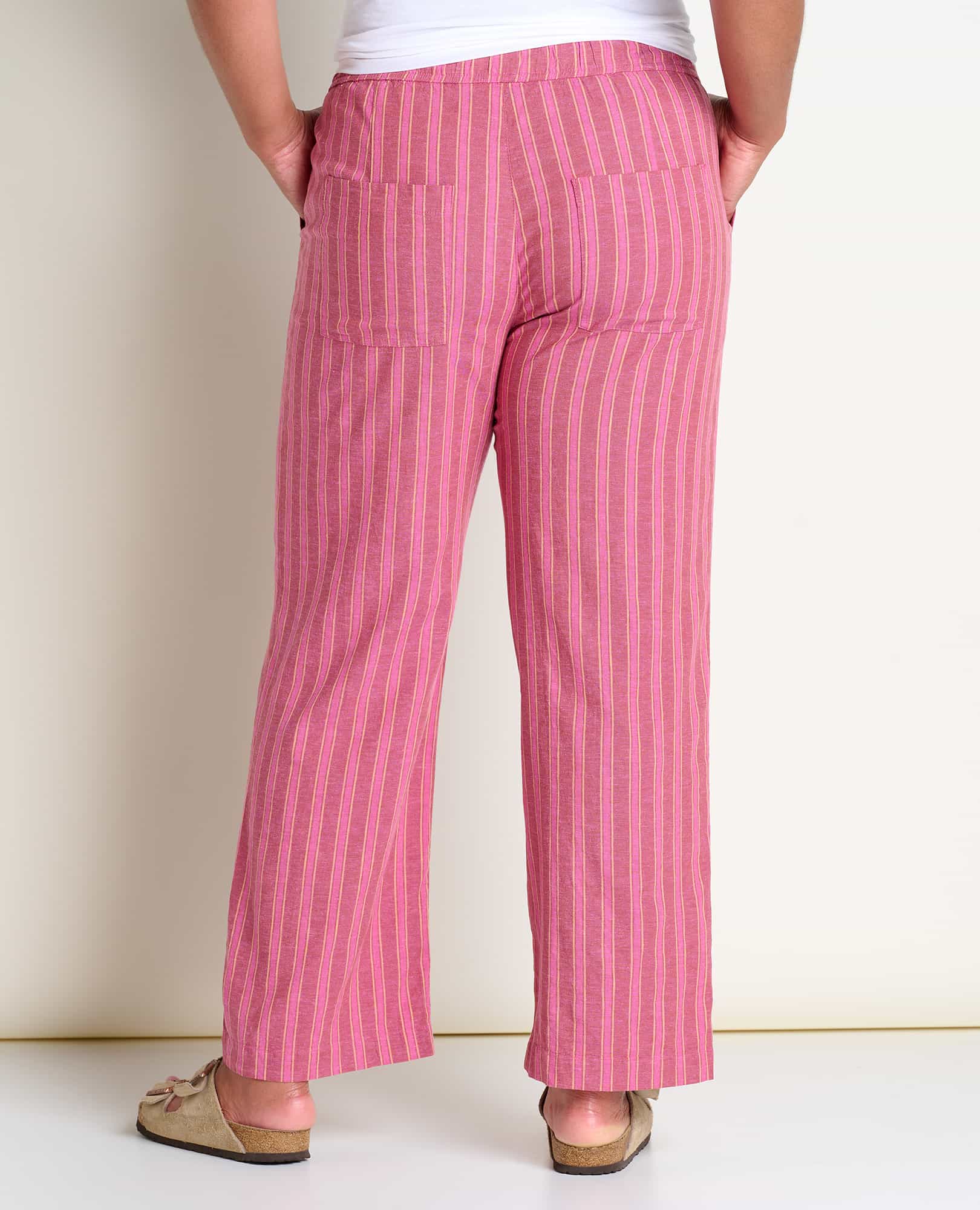 Toad & Co W Taj Hemp Pant TULIP STRIPE