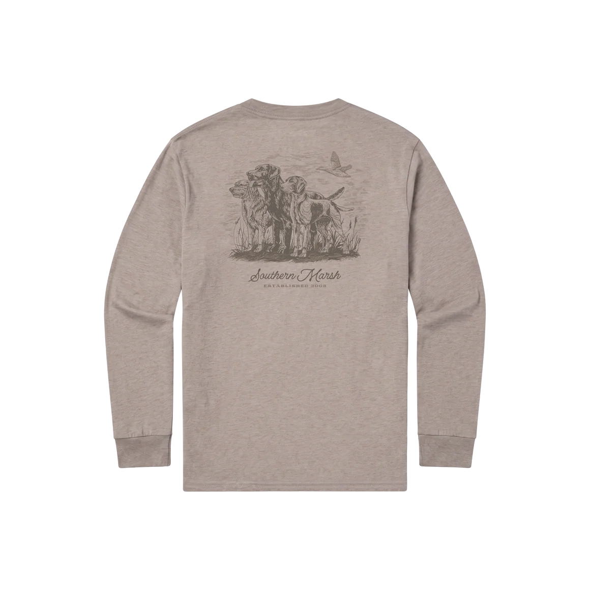Southern Marsh M SS Seawash At The Ready Tee BURNT TAUPE
