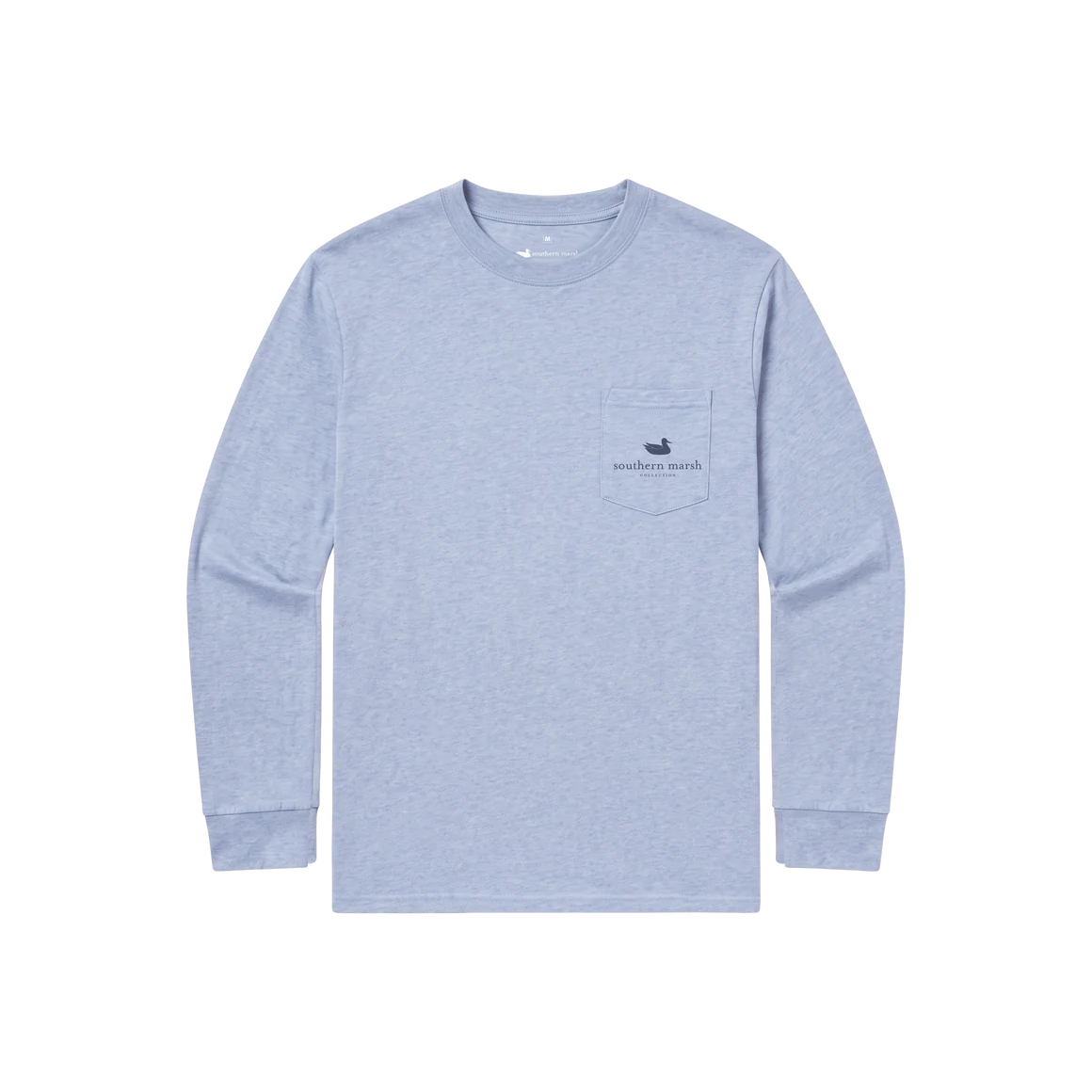 Southern Marsh M LS Seawash At The Ready Tee WASHED BLUE