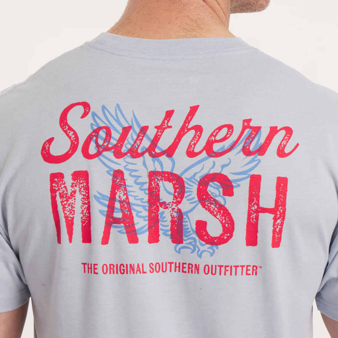 Southern Marsh M SS Seawash Freedom Tee MIST BLUE