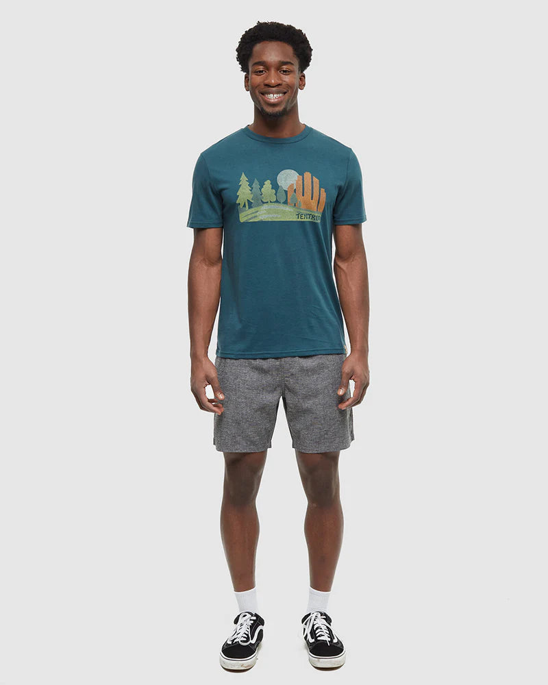 tentree M Hemp Joshua Short GRAPHITE HEATHER