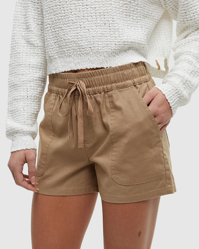 tentree W Hemp Instow Short KHAKI
