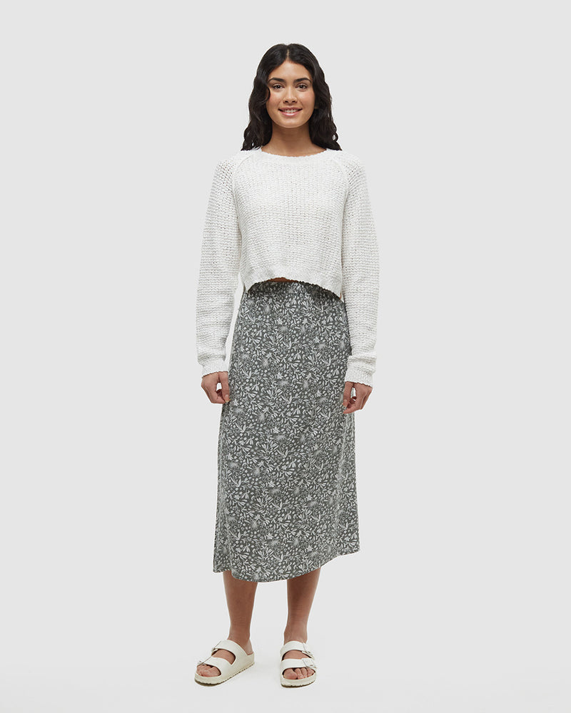 tentree W Hart Sweater COTTON WHITE
