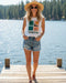 tentree W Four Square Tank UNDYED/GREEN