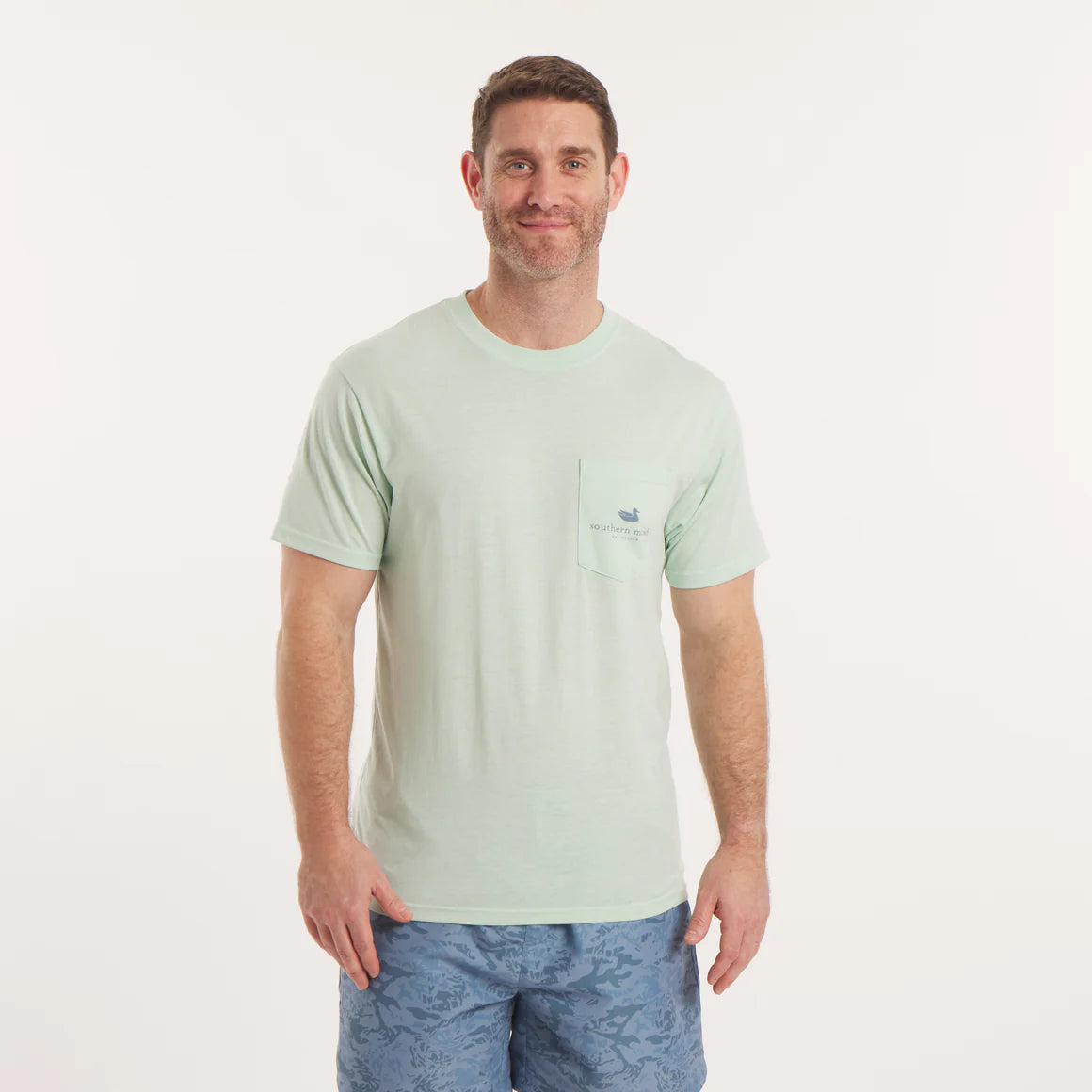Southern Marsh M SS Seawash Crosswaters Tee SEAFOAM