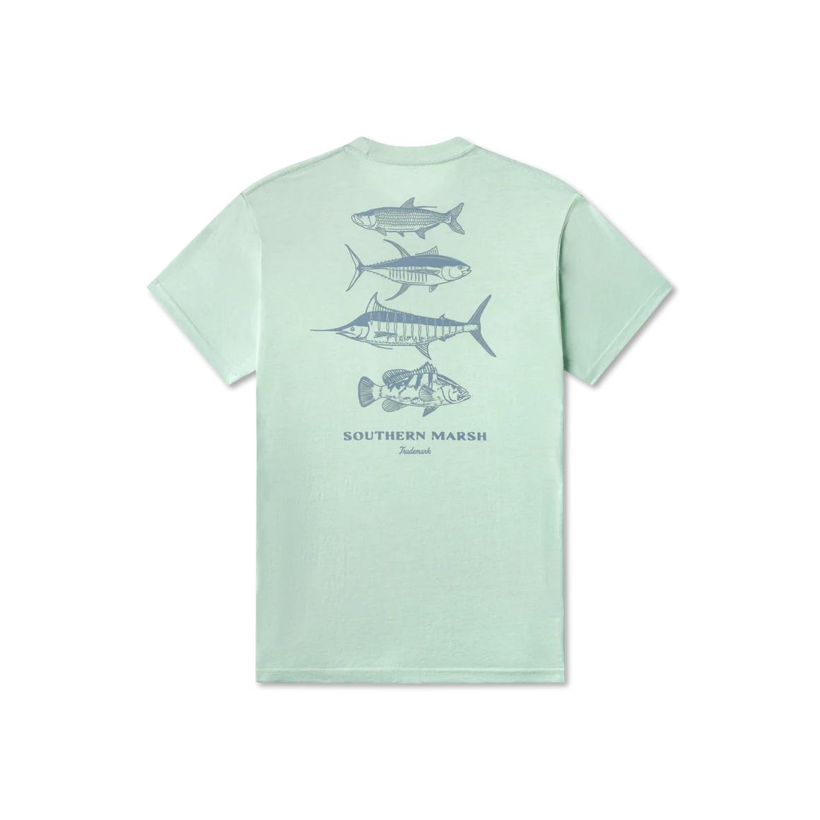 Southern Marsh M SS Seawash Crosswaters Tee SEAFOAM