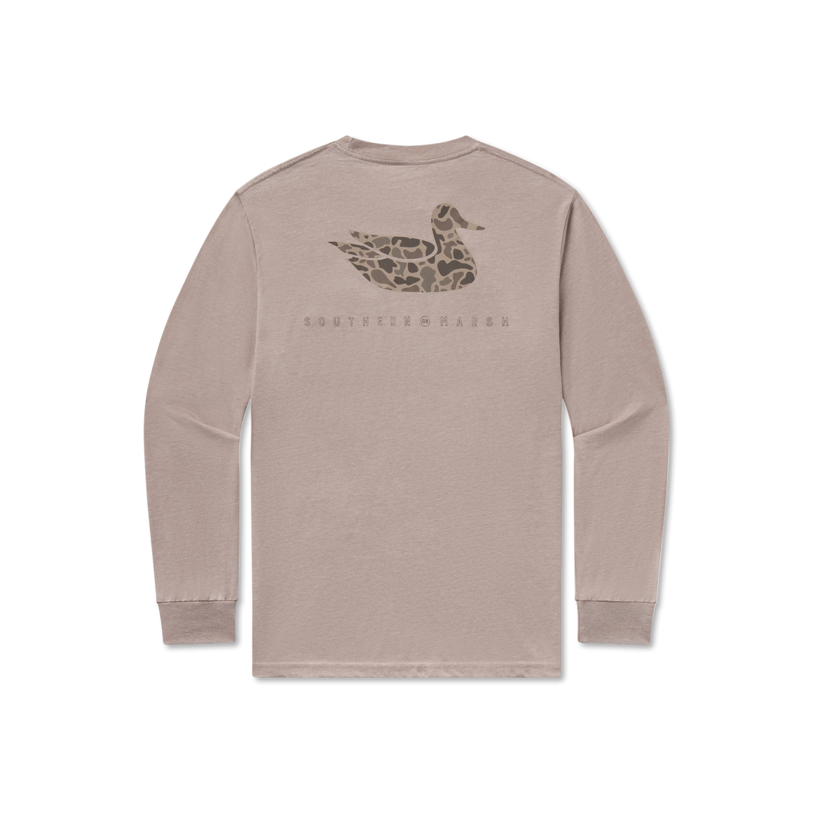 Southern Marsh M LS Seawash Retro Duck Tee BURNT TAUPE