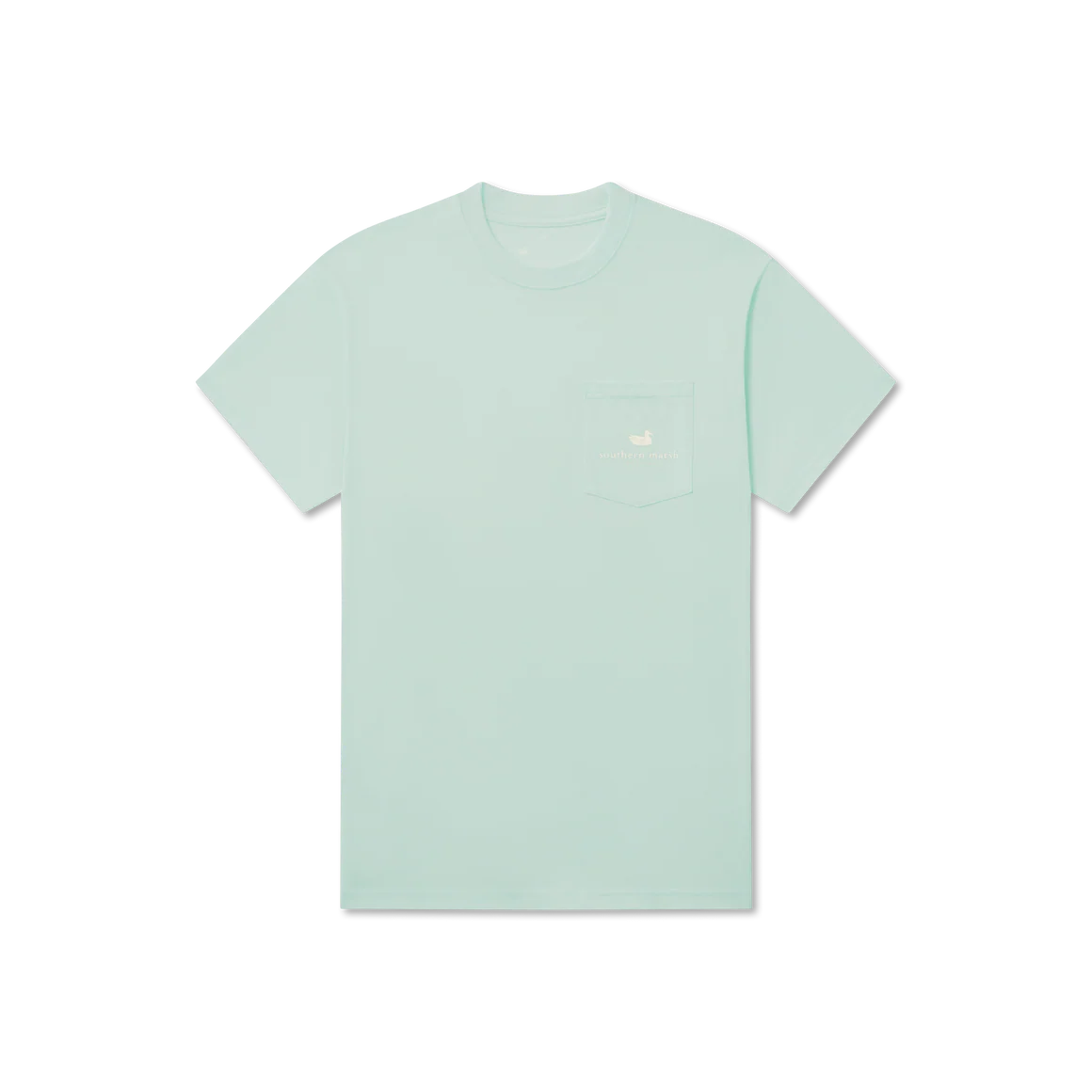 Southern Marsh M SS Seawash Tee Gator Palm Party HONEYDEW