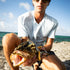 Fish Hippie M SS Abaco Drift Tee AZURE
