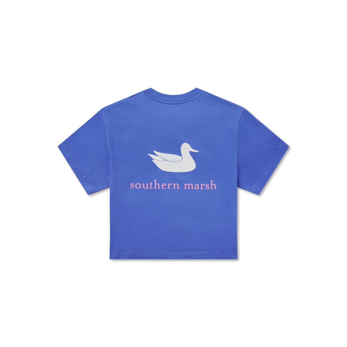 Southern Marsh W SS Authentic Crop Tee BLUEBONNET