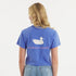 Southern Marsh W SS Authentic Crop Tee BLUEBONNET