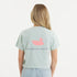 Southern Marsh W SS Comfort Crop Authentic Tee WASHED HONEYDEW