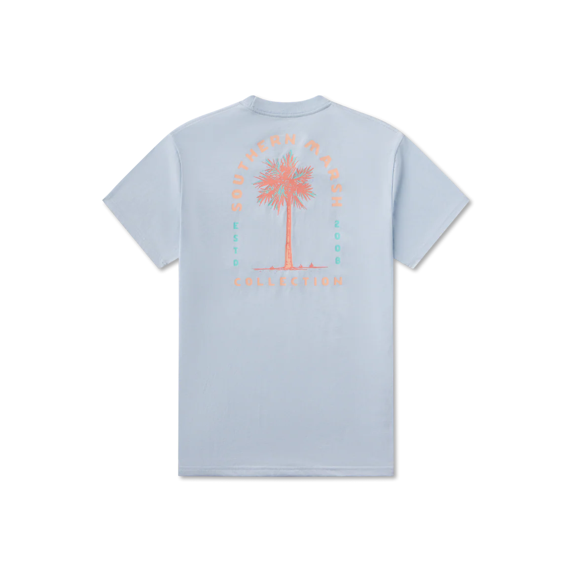 Southern Marsh M SS Seawash Tee Palmetto MIST BLUE