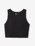 Tasc W Sculptive Crop Tank BLACK