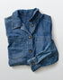 Carve Designs W Flora Denim Shacket MAGNOLIA