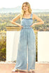 Mystree W Washed Tencel Jumpsuit DENIM BLUE