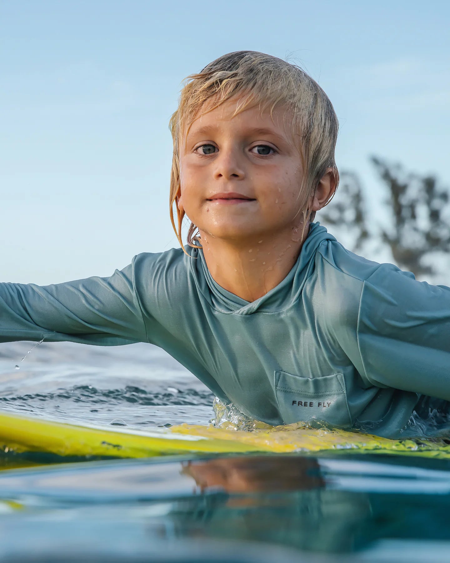 Free Fly Toddler Bamboo Shade Dive Bomb Graphic Hoodie OCEAN MIST