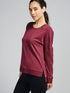 Tasc W Riverwalk Sweatshirt WINEBERRY