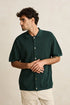 Rhythm M SS Textured Knit Shirt FOREST