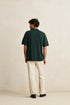 Rhythm M SS Textured Knit Shirt FOREST