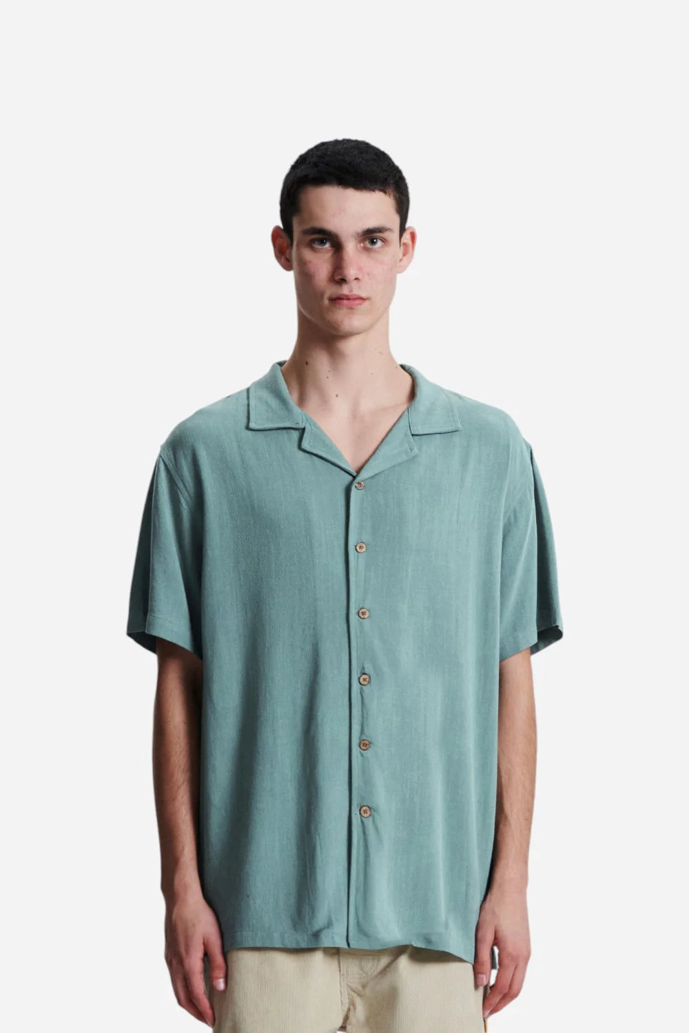Critical Slide M SS Ernie Resort Shirt SEAGRASS