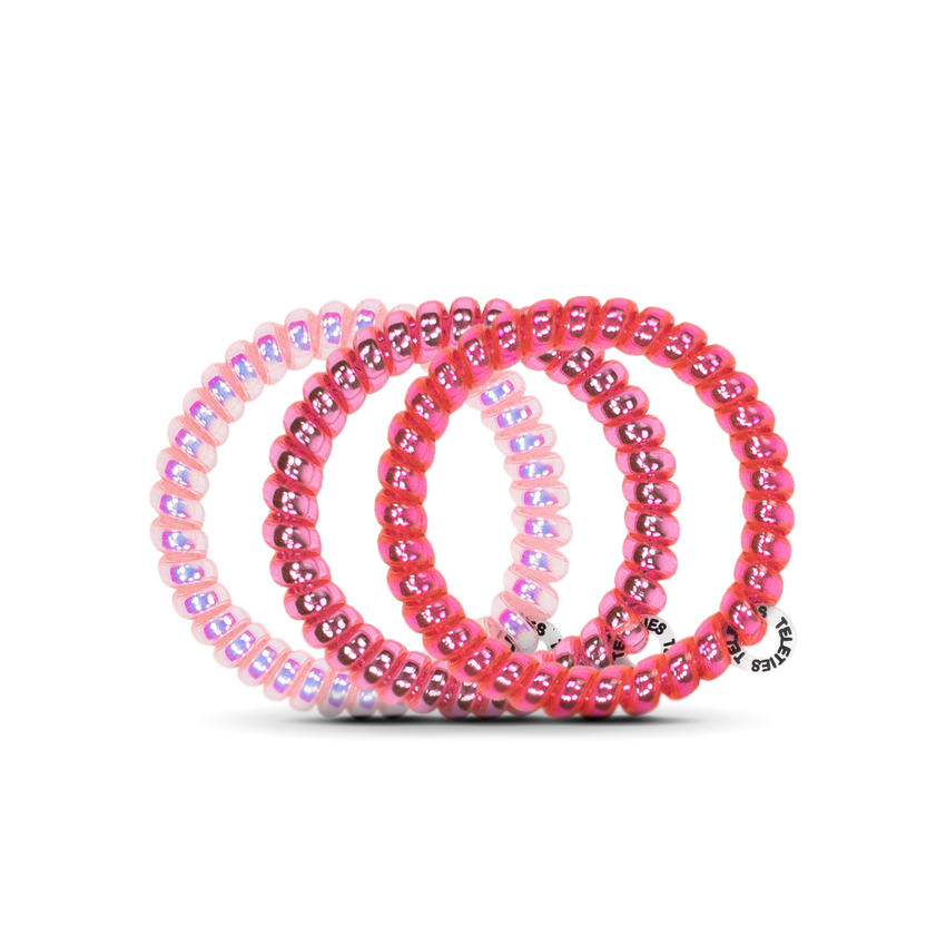 Teleties Small 3-Pack THINK PINK