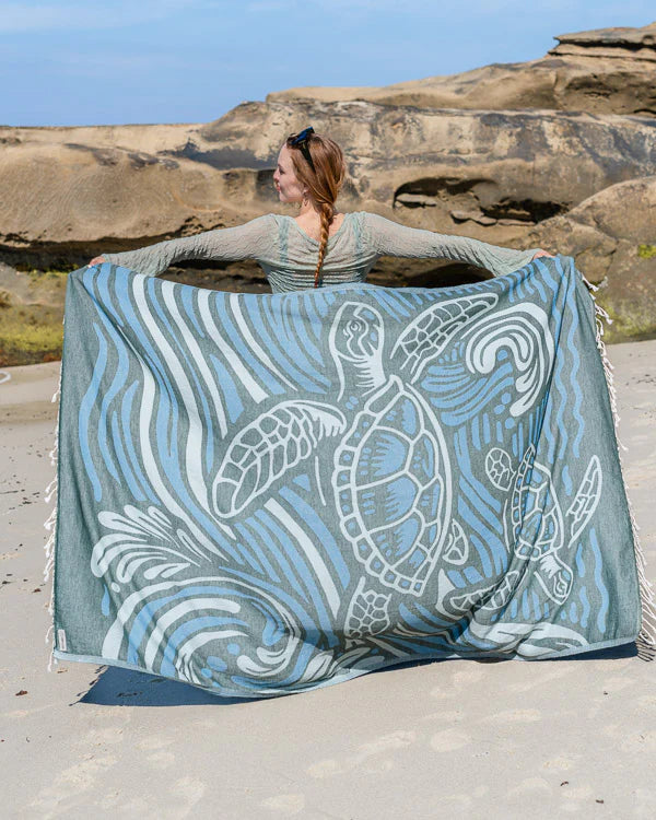 Sand Cloud Tidal Beach Towel LEGION BLUE - LG