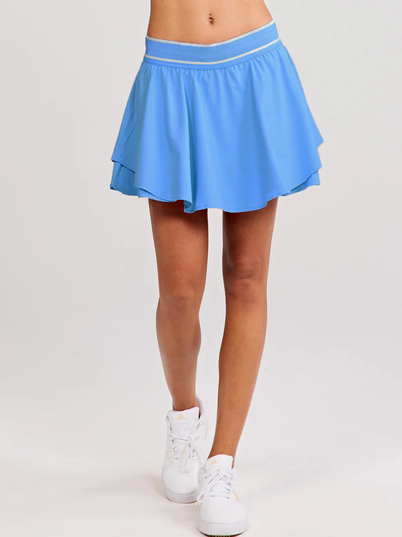 Tasc W Play On 15th Skirt BLUE TOPAZ